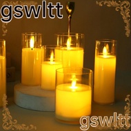GSWLTT Electronic Flameless Candles Party LED Decoration Light Flickering Wick