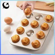 [FIREFLY1] 6/9 Cavity Chestnut Shaped Cake Baking Tray Mold Carbon Steel Kitchen Baking Tool Kitchen