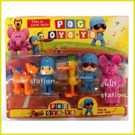 ✤ ﹊ ◊ POCOYO PATO ELLY LOULA SLEEPY BIRD COLLECTIBLE CHARACTER TOY FIGURES CAKE TOPPER