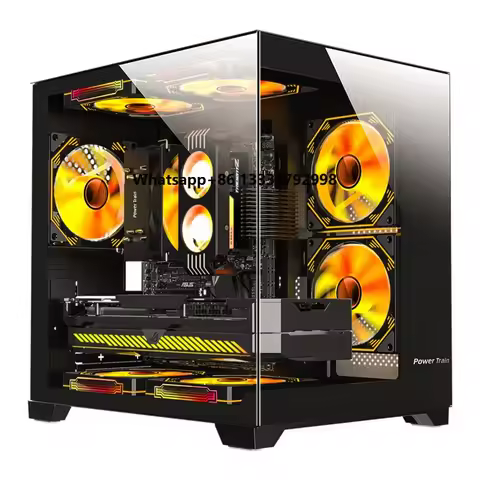 Desktop Computer I3 12100F 16GB 500G SSD RX550 4GB DDR5 Quad Core Win11 PC Desktop Computer Host Off