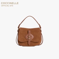 COCCINELLE กระเป๋าถือผู้หญิง รุ่น MAVERY HANDBAG 180201 สี COGNAC/COGNAC