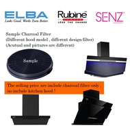 Kitchen Hood Charcoal Filter / SENZ Charcoal Filter / Rubine Charcoal Filter / Elba Charcoal Filter