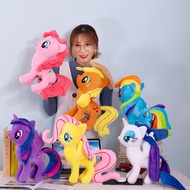 ตุ๊กตา 30 ซม. ตุ๊กตาโพนี่ ตุ๊กตาม้า โพนี่ ยูนิคอร์น Little Pony New Rainbow Plush Soft Children'S Girl Toy Unicorn Doll Decorative Pillow Cotton