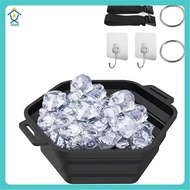 Ice Shower Andahealth Rapid Cooling Portable Ice Bath Barrel Foldable Silicone Ice Bath Tub Bucket f