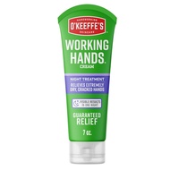 O'Keeffe's Working Hands Night Treatment Hand Cream for Extreme Dryness - 7 oz Tube (1 Pack) - Repai