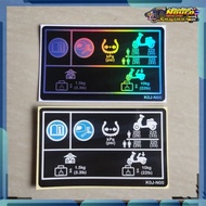 Warning Stickers HONDA new warning goodBEAT