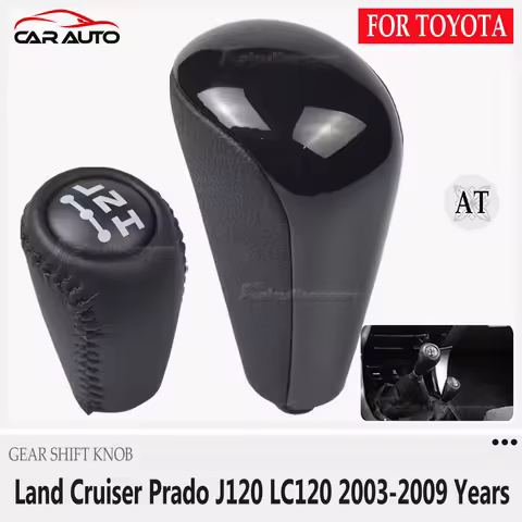 Automatic Gear Stick Shift Knob Cover Gearbox Shift Knob For Toyota Prado Lc120 Land Cruiser Prado T