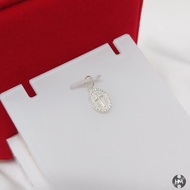 Pendant Oval Cross Silver 925