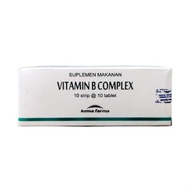 Vitamin B Complex [per strip 10 Tabs] Kimia Farma - Vit B Complex KF Food Supplement