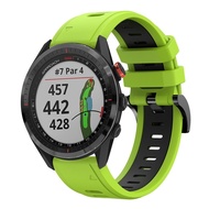 【พร้อมในสต็อก】สำหรับวิธีการ Garmin S62สายนาฬิกาข้อมือซิลิโคนกีฬา2สี22มม.