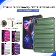 Clear Color Down Coat Style Tablet Case for Honor Pad x8b 2026 x8a 2024 x9a 11.5 2025