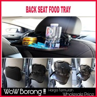 Folding Auto Cup Holder Car Back Seat Table Drink Food Tray Auto Travel Desk wira waja bezza axia sa
