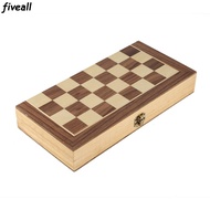 Fiveall International Chess Set Teaching Competition Chessman Solid Wood Chess Board
