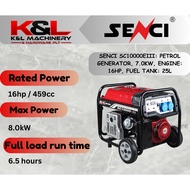 Senci SC10000Eiii: Petrol Generator, 7.0kW, Engine: 16HP, Fuel Tank: 25L, 90kg