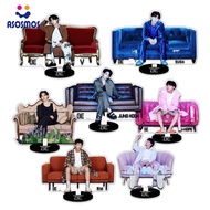 ASM BTS Led Double-sided Acrylic Stand Figure Night Light Character Decoration Gift for Fans Idol Goods Home Decoration Cool
