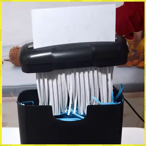 Small Size Mini A4 Shredder Grinder For Office Household Paper Cutter Gear Electric Automatic Bill S