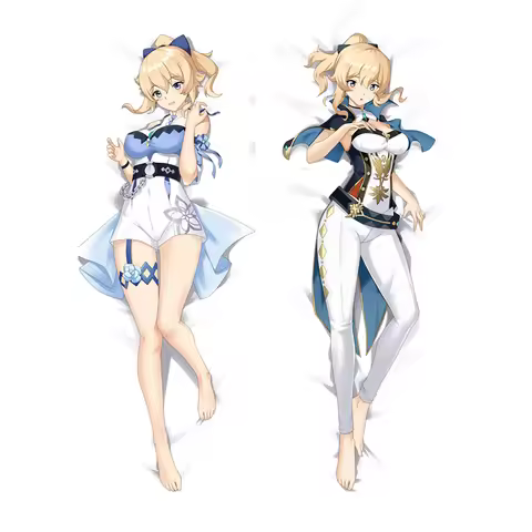 50x180cm Game Anime Genshin Impact Jean Cosplay Dakimakura PillowCase Hugging Body Prop Pillow Cover