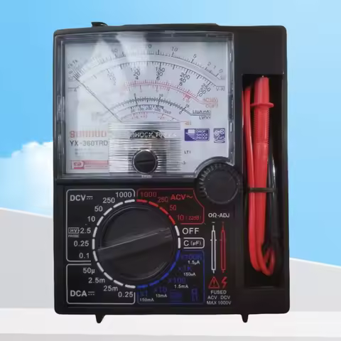 DC 1000V Analog Multimeter Tester Analog Multitester Portable Voltmeter Ammeter Multi-Function AC DC
