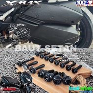 Xmax CVT Cover Bolt + Xmax Air Filter Screw (Two Key Mode) Hardnes Steel