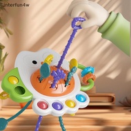 interfun4w Montessori Sensory Development Baby Toys Owl Pull String Finger Grasp Training Early Lear
