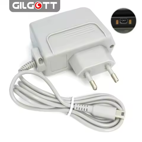 EU Plug Travel Charger for Nintendo NEW 3DS XL AC 100V-240V Power Adapter for Nintendo DSi XL 2DS 3D