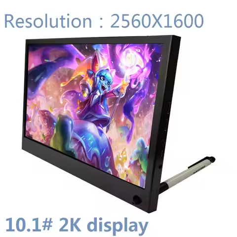10.1 inch 2K game monitoring monitor PS45xbox360 Raspberry Pi conference room desktop LCD screen IPS