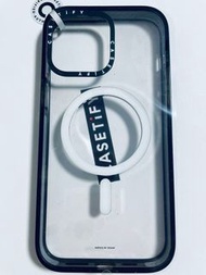 iPhone Case 14 pro max 黑框透明 兼容magsafe 強悍防摔手機保護殼 全新正貨