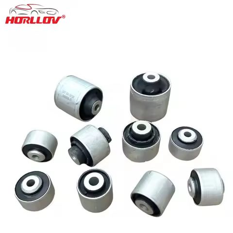 10PCS Front Upper Lower Control Arm Bushing Kit for Audi A6 C6 A4 A5 A7 A8 Q5 4GD407181B 4F0407183E 