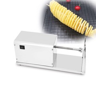 Electric Tornado Potato Cutter Gives 2 Knives