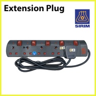 Black Series 3 4 5 Gang Extension Wire Extension Socket With Full Copper Wire Extension Plug Socket