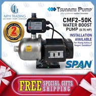 Tsunami Water Pump CMF2-50K CMF2-40K Automatic Stainless Steel Home Water Pump Water Booster Pump 0.