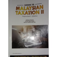 Polytechnic syllabus Malaysia Taxation 2