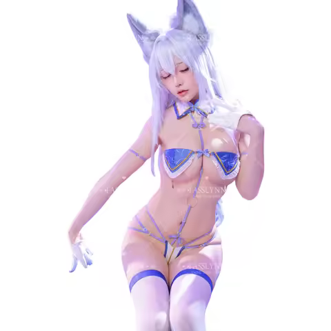 Presale Azur Lane Shinano Cosplay Costumes Shinano Fox Summer Swimsuit for Women Shinano Sukumizu Wa
