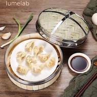 LUMELAB​ Bamboo Steamer Bao Buns Woven Bamboo Kitchen Gadget Gift Idea Dim Sum Chinese Food Steamer