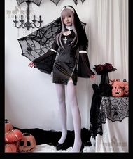 Cosplay服裝/如觸 趣閣 lustique/暗黑修女服/吸血鬼修女cos/哥特風十字架/萬聖節角色扮演/性感修女裝/免費順豐智能櫃