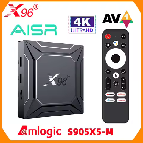 X96M200 Android 14 TV Box Amlogic S905X5M Smart TV Box Dual WIFI Media player 4K@60Hz BT 2.4G&5G Sma