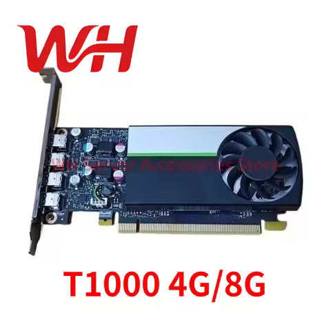 for NVIDIA Quadro T1000 4G 8G GDDR6 PCIE Graphics Card Professional Video Card 4×Mini DP CAD 3D Rend