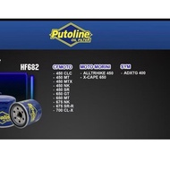 PUTOLINE OIL FILTER  HF682 CF MOTO 450CLC, MTX, 650GT, 675NK, 700CL-X / MORINI X-CAPE 650 / SYM ADXT