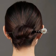WHX-Chinese Style Hairpin Xiuyu Boutique Hairpin Antique Hairpin Ebony Wood Hairpin New Chinese Styl