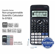 original] Scientific Calculator FX-570E, FX-570EX kalkulator saintifik Classwiz Stationery