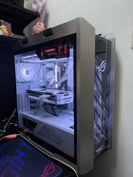 ROG Helios White Gaming PC - Ryzen 9 9800X3D, RTX 3080 12GB, 16GB DDR5 6400MHz, 1TB SSD M.2, B650-A 
