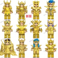 更新 2025/6/16 全新 現貨 新版 黃金 聖鬥士 12 星座 白羊、金牛、雙子、巨蟹、獅子、處女、天秤、天蠍、射手、魔羯、水瓶及雙魚 青銅篇 紫龍 星矢 一輝 冰河 瞬 雅典娜 積木 人仔 小