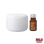 [Bundle Set] MUJI Large Aroma Diffuser and Essential Oil 10ml (Relaxing) Set