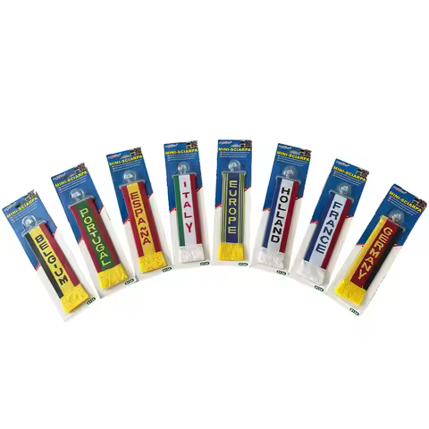 Universal Suction Cup Small Hanging Flag Italy France EUROPE Mini Scarf Decorate Car Window Interior