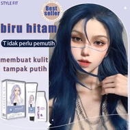 Beli 100ml gratis 100ml STYLE FIT cat rambut biru*200ml Mewarnai rambut Anda dengan mudah di rumah T