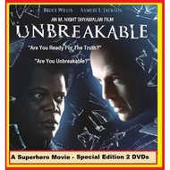 Bruce Willis SuperHero in DVD: Unbreakable (2 2DVDs)