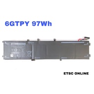 6GTPY 97Wh Laptop Battery For Dell XPS 15 7590 9570 9560 9550 Precsion 5510 5530 5520