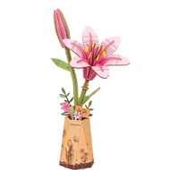 Rowood Pink Lily - 3D Wooden Assembly Model