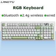 L98 Bluetooth RGB Mute Keyboard Office 2.4G Wireless Keyboard