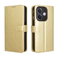 Cho Oppo a3x Trường hợp Chất liệu da PU đứng chủ oppoa3x cph2641 điện thoại nắp gập vỏ từ gấp vỏ bảo